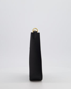 *SUPER RARE* Hermès Mini Evelyne Sellier Bag in Black Epsom Leather with Gold Hardware