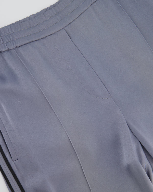 Brunello Cucinelli Blue Straight Leg Trousers with Side Stripe Detail Size IT 40 (UK 8)