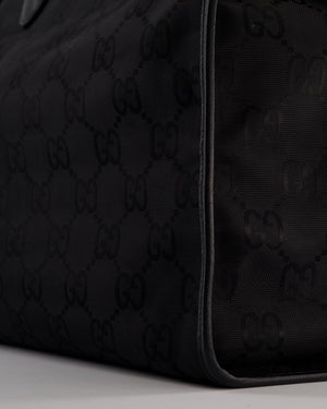 Gucci 'Off The Grid' Black GG Ophidia Tote Bag with Logo Detail and Shoulder Strap