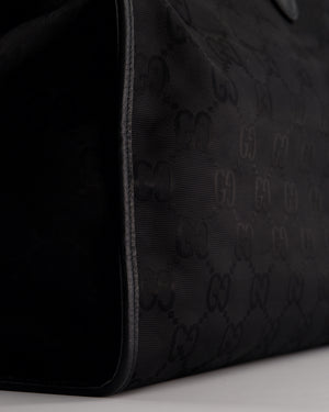 Gucci 'Off The Grid' Black GG Ophidia Tote Bag with Logo Detail and Shoulder Strap