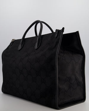 Gucci 'Off The Grid' Black GG Ophidia Tote Bag with Logo Detail and Shoulder Strap