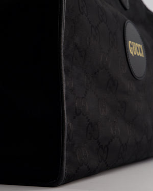 Gucci 'Off The Grid' Black GG Ophidia Tote Bag with Logo Detail and Shoulder Strap