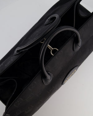 Gucci 'Off The Grid' Black GG Ophidia Tote Bag with Logo Detail and Shoulder Strap