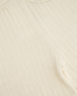 Hermes "H" Wool Jogging Pants In Blanc Naturel Size FR 40 (UK 12)