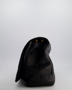 Saint Laurent Black Jamie XL 4.3 Shoulder Bag in Lambskin Leather with Gold Hardware