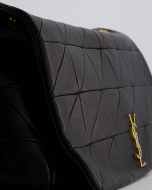 Saint Laurent Black Jamie XL 4.3 Shoulder Bag in Lambskin Leather with Gold Hardware