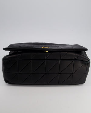 Saint Laurent Black Jamie XL 4.3 Shoulder Bag in Lambskin Leather with Gold Hardware