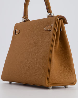 *RARE* Hermès Kelly Bag 25cm in Gold with Togo Leather and Palladium Hardware