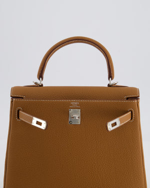 *RARE* Hermès Kelly Bag 25cm in Gold with Togo Leather and Palladium Hardware