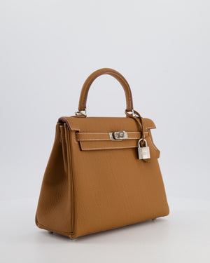 *RARE* Hermès Kelly Bag 25cm in Gold with Togo Leather and Palladium Hardware