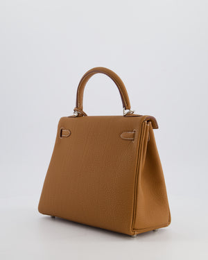 *RARE* Hermès Kelly Bag 25cm in Gold with Togo Leather and Palladium Hardware