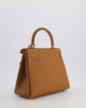 *RARE* Hermès Kelly Bag 25cm in Gold with Togo Leather and Palladium Hardware