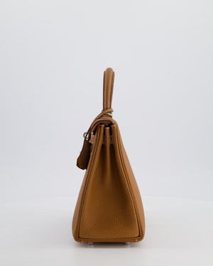 *RARE* Hermès Kelly Bag 25cm in Gold with Togo Leather and Palladium Hardware