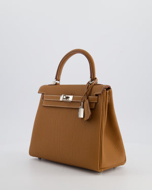 *RARE* Hermès Kelly Bag 25cm in Gold with Togo Leather and Palladium Hardware