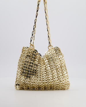 Paco Rabanne Iconic Light Gold 1969 Chain Bag