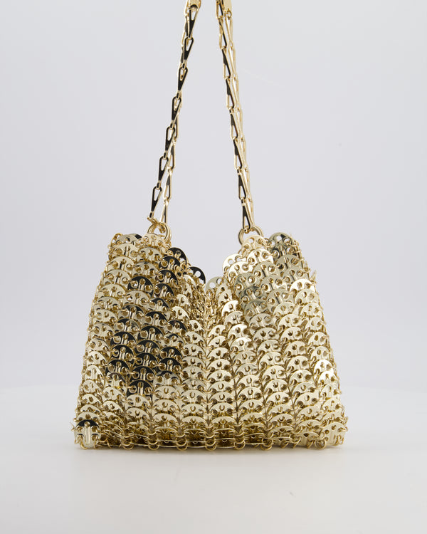 Paco Rabanne Iconic Light Gold 1969 Chain Bag