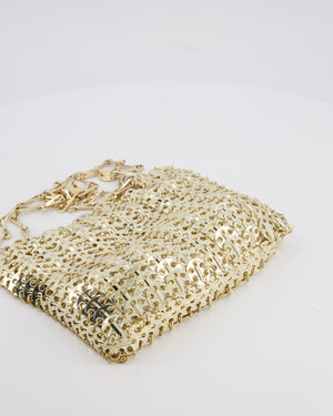 Paco Rabanne Iconic Light Gold 1969 Chain Bag