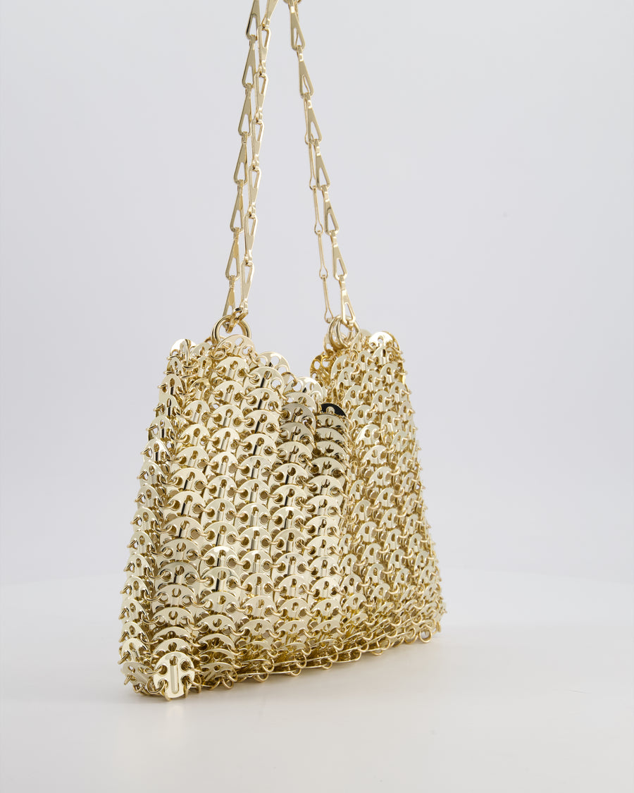 Paco Rabanne Iconic Light Gold 1969 Chain Bag