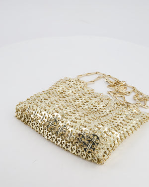 Paco Rabanne Iconic Light Gold 1969 Chain Bag