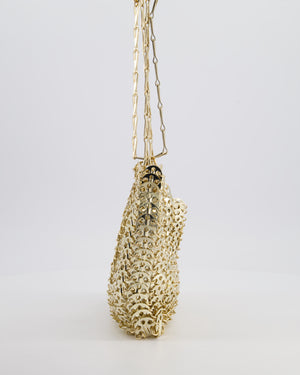 Paco Rabanne Iconic Light Gold 1969 Chain Bag