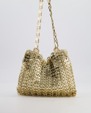 Paco Rabanne Iconic Light Gold 1969 Chain Bag