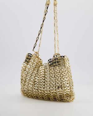 Paco Rabanne Iconic Light Gold 1969 Chain Bag