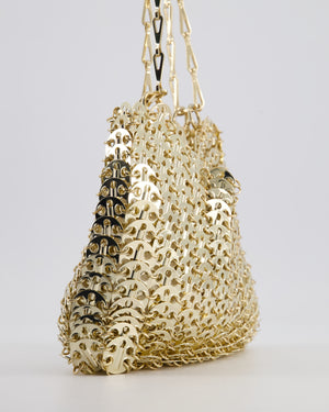 Paco Rabanne Iconic Light Gold 1969 Chain Bag