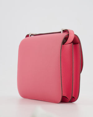 Hermès Constance 18 Bag in Rose Azalee Evercolor Leather with Palladium Hardware