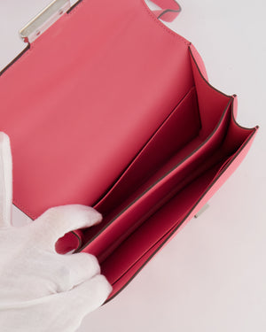 Hermès Constance 18 Bag in Rose Azalee Evercolor Leather with Palladium Hardware