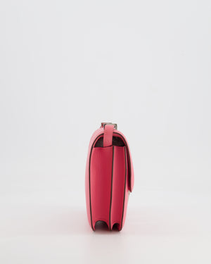 Hermès Constance 18 Bag in Rose Azalee Evercolor Leather with Palladium Hardware