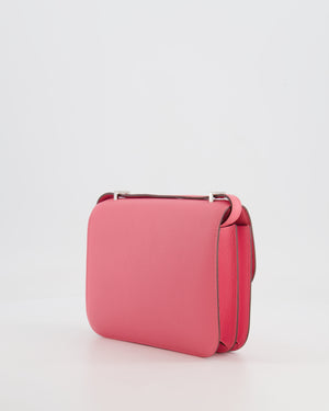 Hermès Constance 18 Bag in Rose Azalee Evercolor Leather with Palladium Hardware