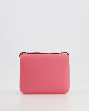 Hermès Constance 18 Bag in Rose Azalee Evercolor Leather with Palladium Hardware