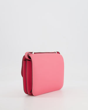 Hermès Constance 18 Bag in Rose Azalee Evercolor Leather with Palladium Hardware