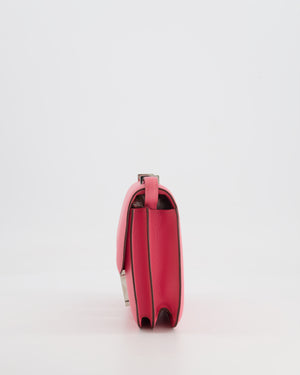 Hermès Constance 18 Bag in Rose Azalee Evercolor Leather with Palladium Hardware