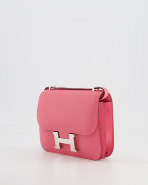 Hermès Constance 18 Bag in Rose Azalee Evercolor Leather with Palladium Hardware