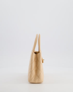 *HOT* Chanel Small Kelly Shopping Bag in Peach Aged Calfskin with Brushed Antique Gold Hardware