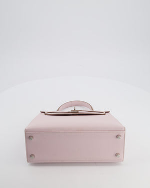 *VERY RARE* Hermès Kelly 25 Sellier Bag in Mauve Pale Epsom Leather with Palladium Hardware