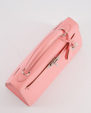 *RARE* Hermès Kelly 25 Sellier Bag in Rose Confetti in Epsom Leather with Palladium Hardware