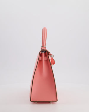 *RARE* Hermès Kelly 25 Sellier Bag in Rose Confetti in Epsom Leather with Palladium Hardware