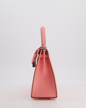 *RARE* Hermès Kelly 25 Sellier Bag in Rose Confetti in Epsom Leather with Palladium Hardware