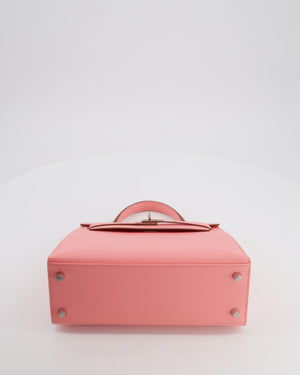 *RARE* Hermès Kelly 25 Sellier Bag in Rose Confetti in Epsom Leather with Palladium Hardware