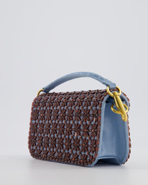 Valentino Multi Small Embroidered Loco Shoulder Bag with Gold tone Hardware RRP £3250