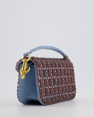 Valentino Multi Small Embroidered Loco Shoulder Bag with Gold tone Hardware RRP £3250