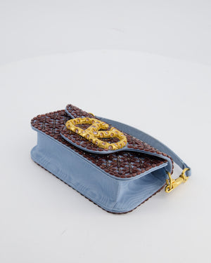 Valentino Multi Small Embroidered Loco Shoulder Bag with Gold tone Hardware RRP £3250