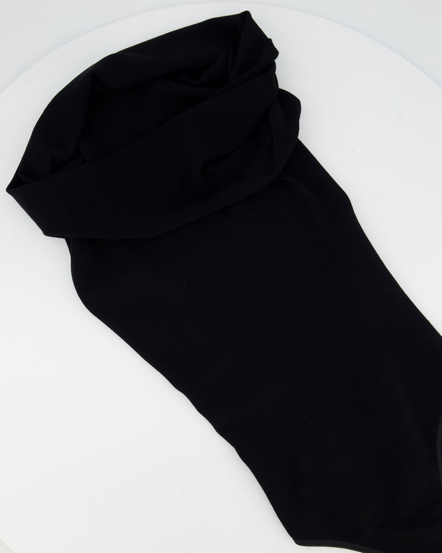Alaïa Black Hooded Sleeveless Bodysuit size FR 38 (UK 10) RRP £1690