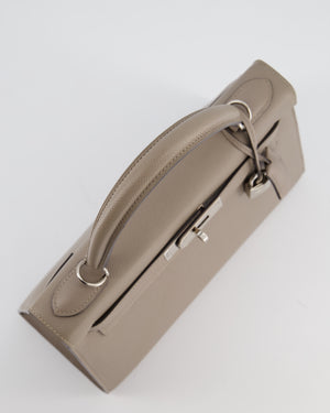 Hermès Kelly 28 Sellier Bag in Gris Asphalt Epsom Leather with Palladium Hardware