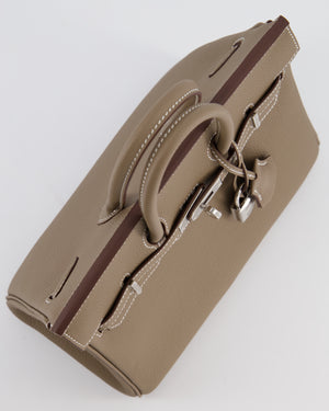 Hermès Birkin 25 Retourne Bag in Etoupe Togo Leather with Palladium Hardware