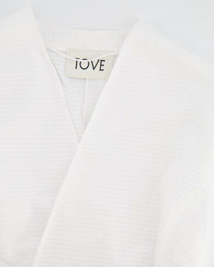 Tove White Arya Top with Belt Size FR 34 (UK 6) RRP £495