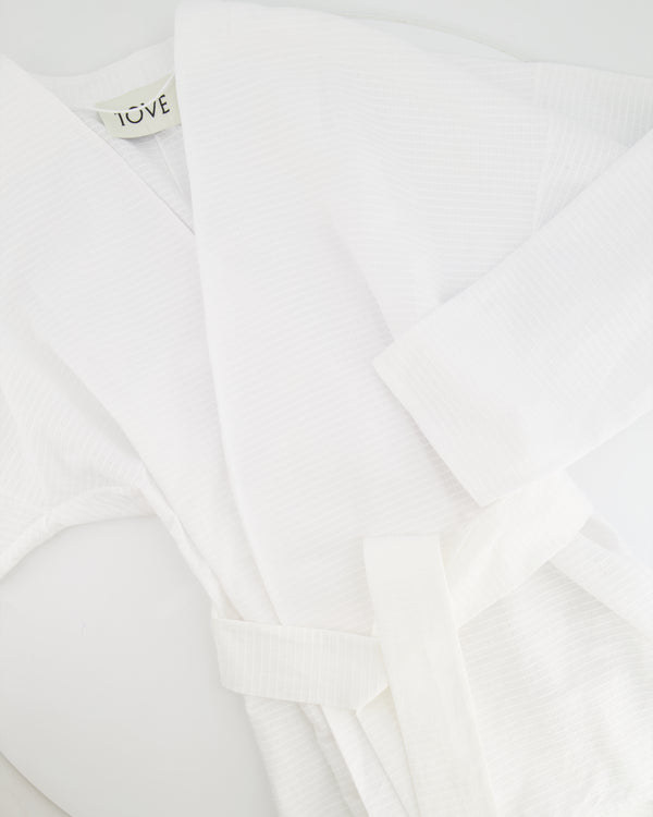 Tove White Arya Top with Belt Size FR 34 (UK 6) RRP £495