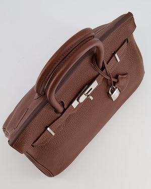 Hermès Birkin 30 Retourne Bag in Havane Clemence Leather with Palladium Hardware